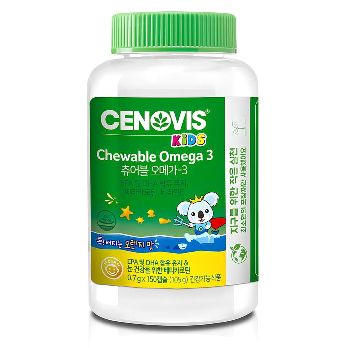 CENOVIS Kids Chewable Omega-3, 150 Capsules