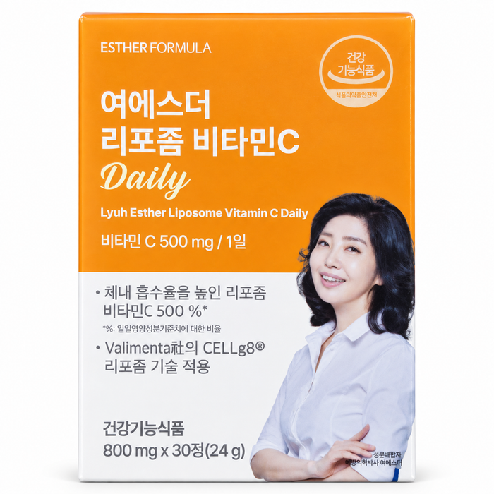 ESTHER FORMULA Lyuh Esther Liposome Vitamin C Daily, 30 Tablets