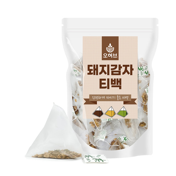 Oherb Roasted Jerusalem Artichoke Tea – 100 Triangular Tea Bags